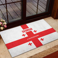 Georgia 2024 Football Rubber Doormat Come On Sakartvelo - Wonder Print Shop