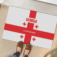 Georgia 2024 Football Rubber Doormat Come On Sakartvelo - Wonder Print Shop