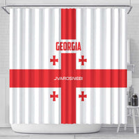 Georgia 2024 Football Shower Curtain Come On Sakartvelo