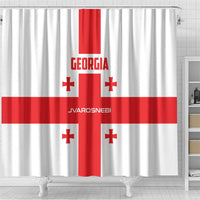 Georgia 2024 Football Shower Curtain Come On Sakartvelo