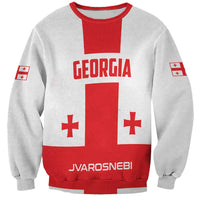 Custom Georgia 2024 Football Sweatshirt Come On Sakartvelo - Wonder Print Shop