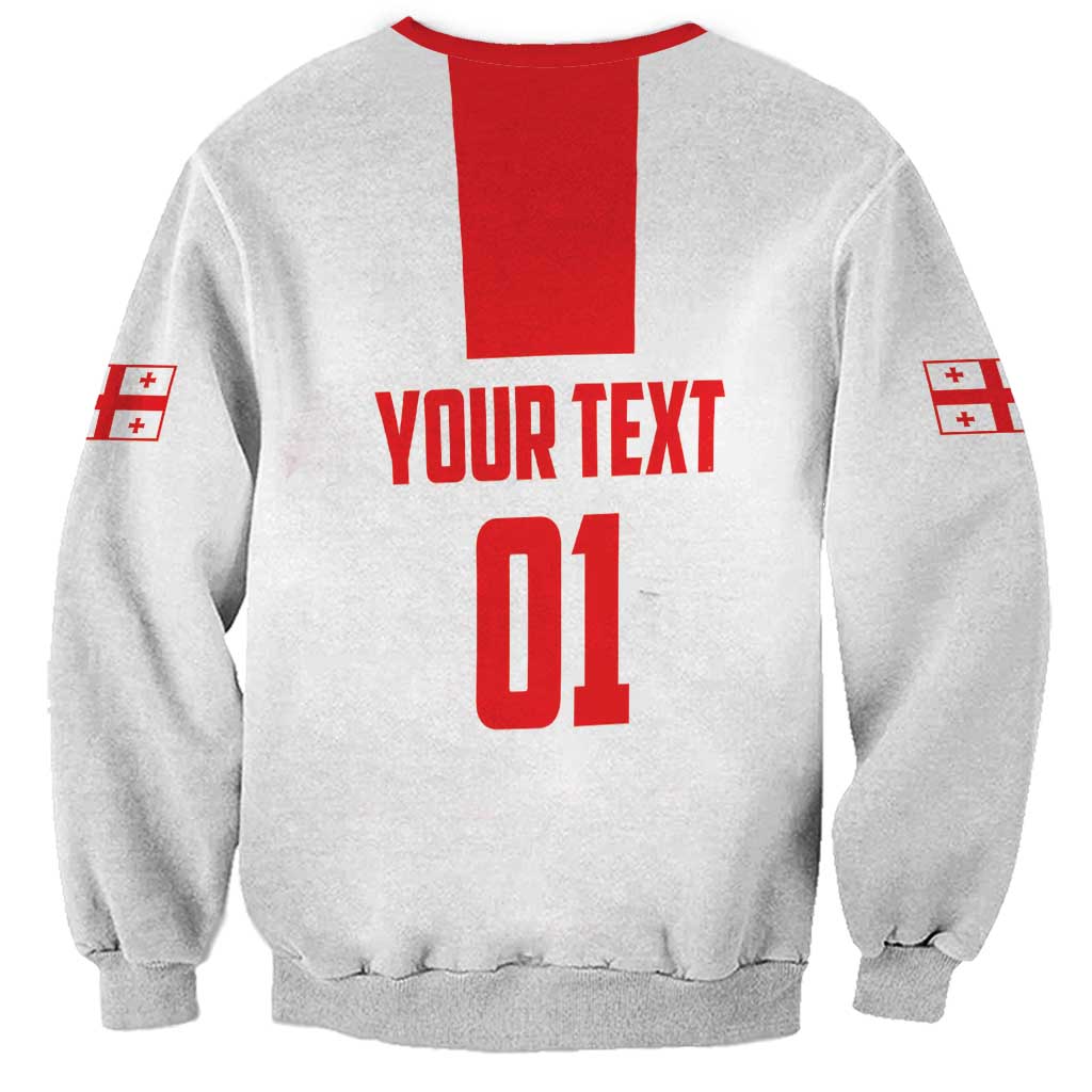 Custom Georgia 2024 Football Sweatshirt Come On Sakartvelo - Wonder Print Shop
