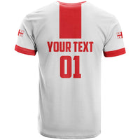 Custom Georgia 2024 Football T Shirt Come On Sakartvelo - Wonder Print Shop