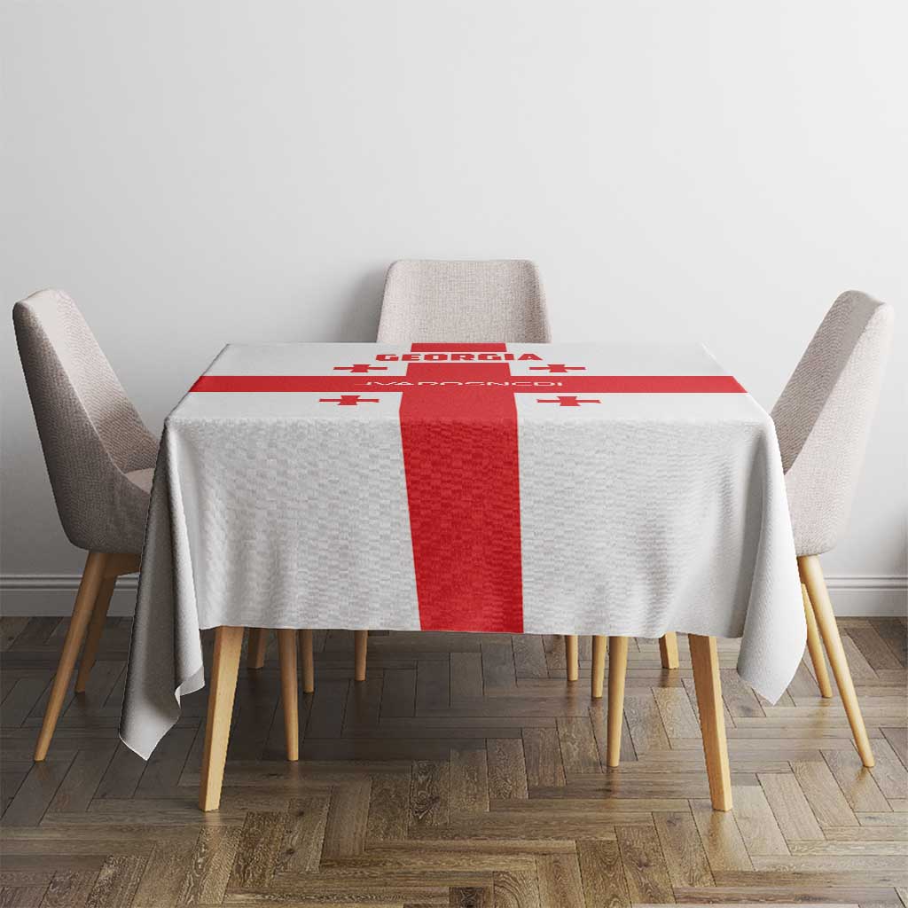 Georgia 2024 Football Tablecloth Come On Sakartvelo - Wonder Print Shop