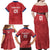 Custom Serbia 2024 Football Family Matching Off Shoulder Maxi Dress and Hawaiian Shirt Srbija Go Champions - Wonder Print Shop