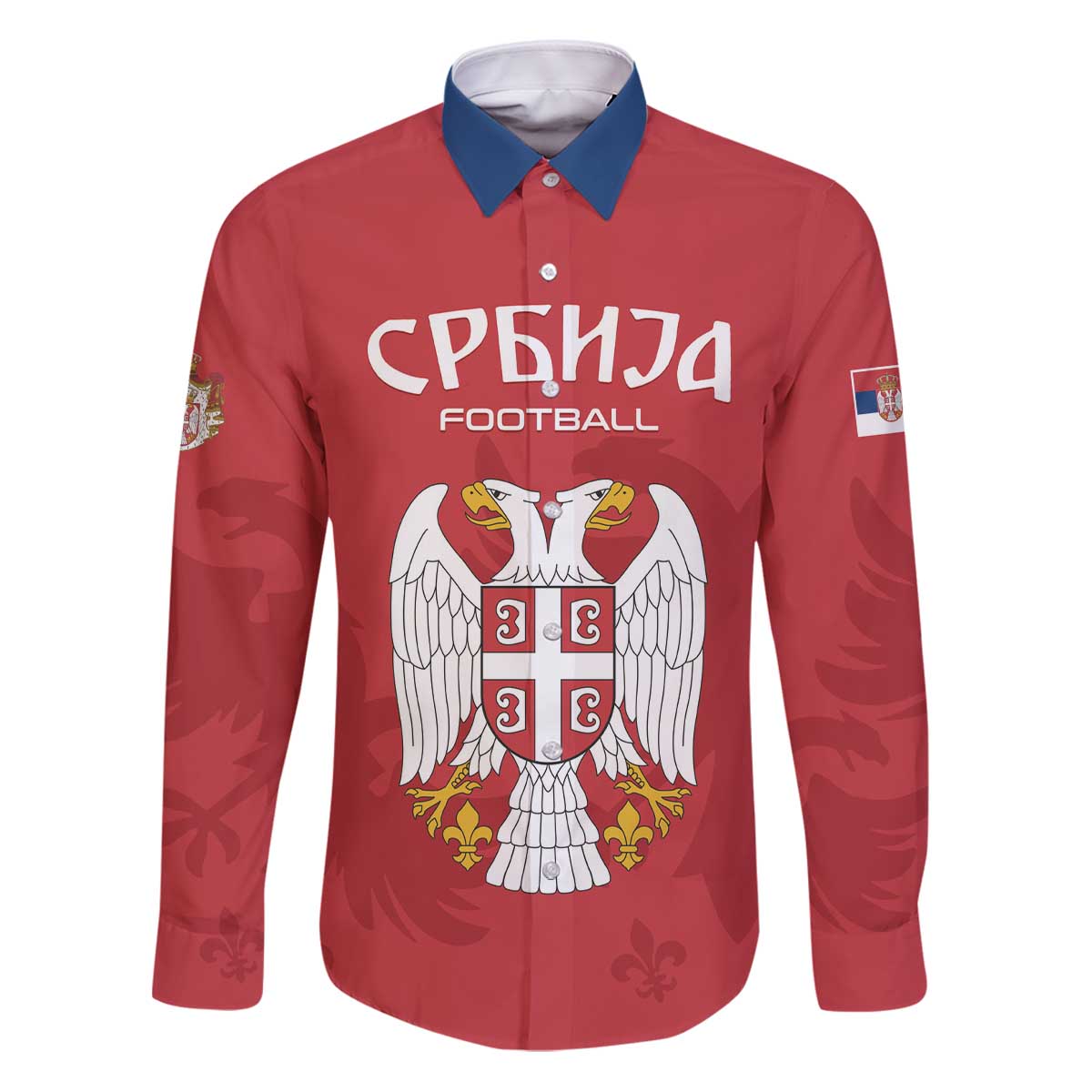 Custom Serbia 2024 Football Family Matching Puletasi and Hawaiian Shirt Srbija Go Champions - Wonder Print Shop