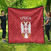 Serbia 2024 Football Quilt Srbija Go Champions - Wonder Print Shop