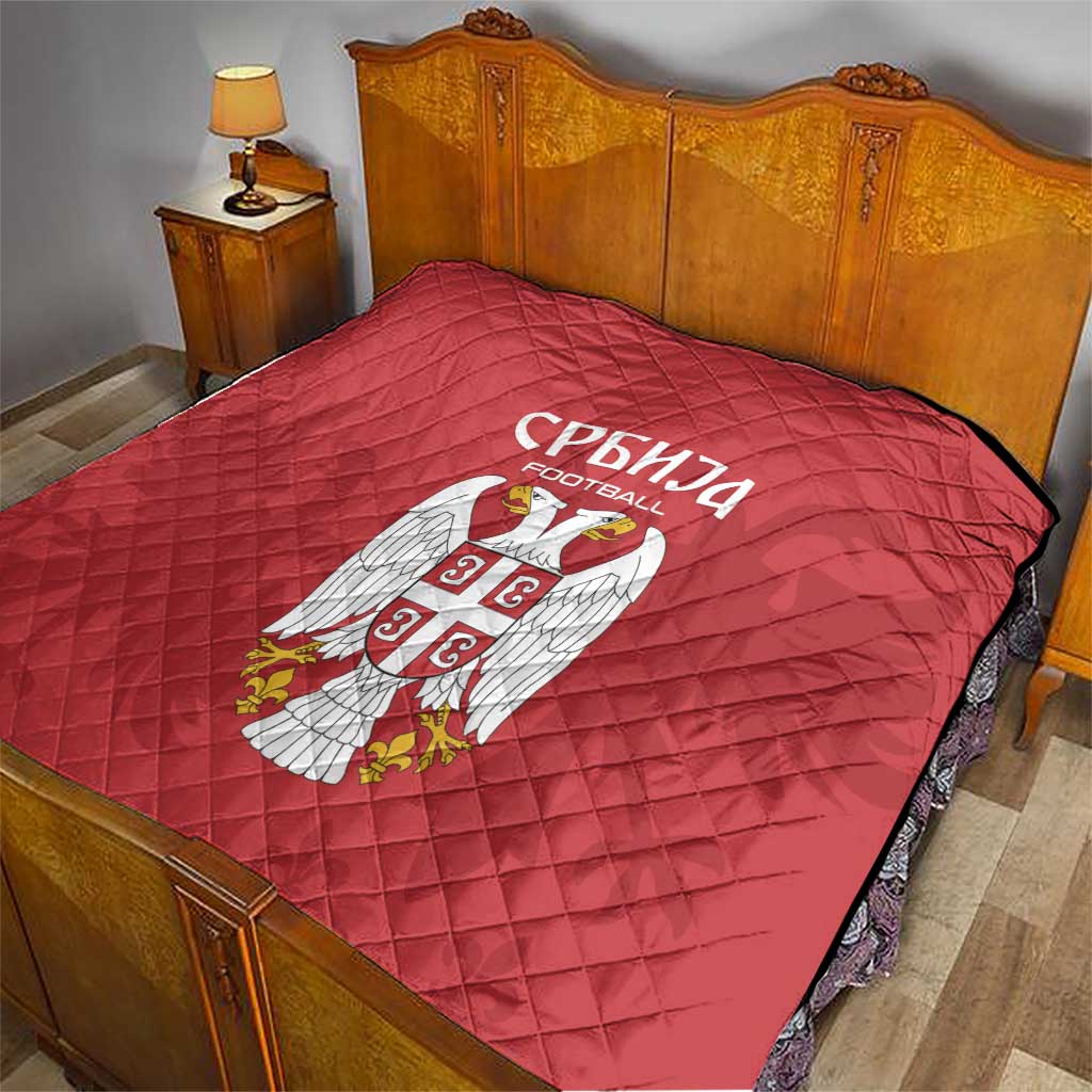 Serbia 2024 Football Quilt Srbija Go Champions - Wonder Print Shop