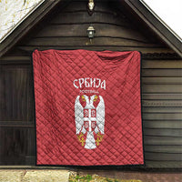 Serbia 2024 Football Quilt Srbija Go Champions - Wonder Print Shop