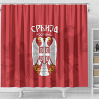 Serbia 2024 Football Shower Curtain Srbija Go Champions