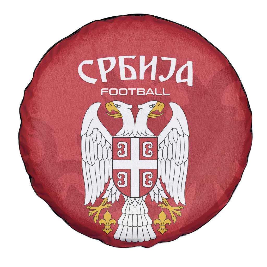 Serbia 2024 Football Spare Tire Cover Srbija Go Champions - Wonder Print Shop