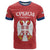 Custom Serbia 2024 Football T Shirt Srbija Go Champions - Wonder Print Shop
