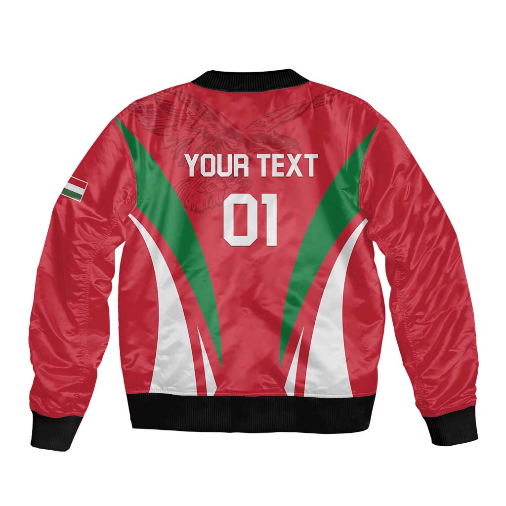 Custom Hungary 2024 Football Bomber Jacket Hajra Magyarok - Wonder Print Shop