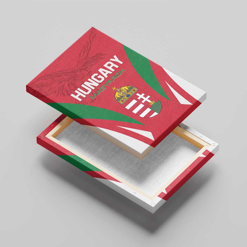 Hungary 2024 Football Canvas Wall Art Hajra Magyarok - Wonder Print Shop