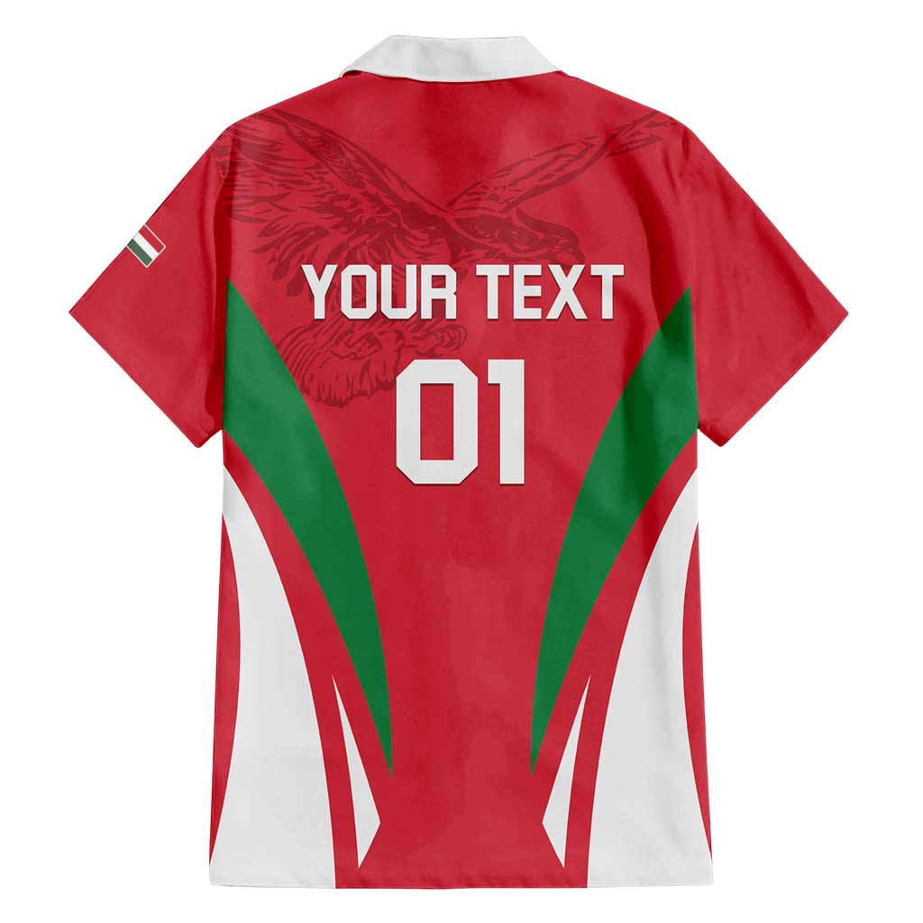 Custom Hungary 2024 Football Family Matching Long Sleeve Bodycon Dress and Hawaiian Shirt Hajra Magyarok - Wonder Print Shop