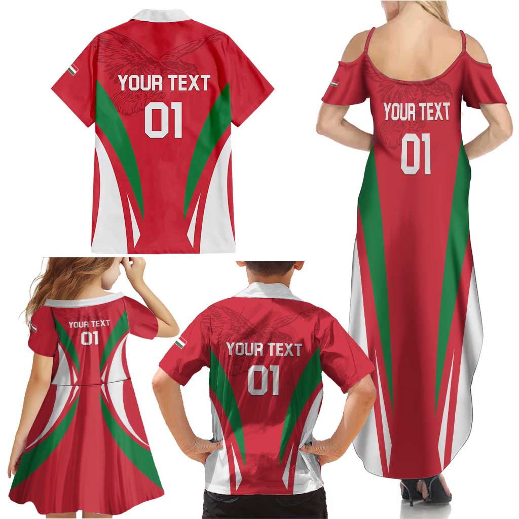 Custom Hungary 2024 Football Family Matching Summer Maxi Dress and Hawaiian Shirt Hajra Magyarok - Wonder Print Shop