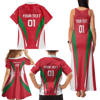 Custom Hungary 2024 Football Family Matching Tank Maxi Dress and Hawaiian Shirt Hajra Magyarok - Wonder Print Shop