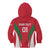 Custom Hungary 2024 Football Kid Hoodie Hajra Magyarok - Wonder Print Shop