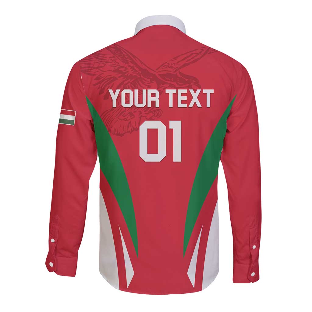 Custom Hungary 2024 Football Long Sleeve Button Shirt Hajra Magyarok - Wonder Print Shop