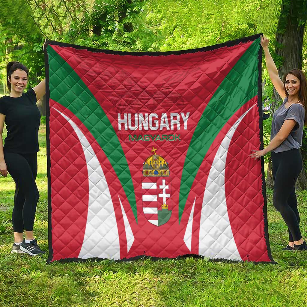 Hungary 2024 Football Quilt Hajra Magyarok - Wonder Print Shop