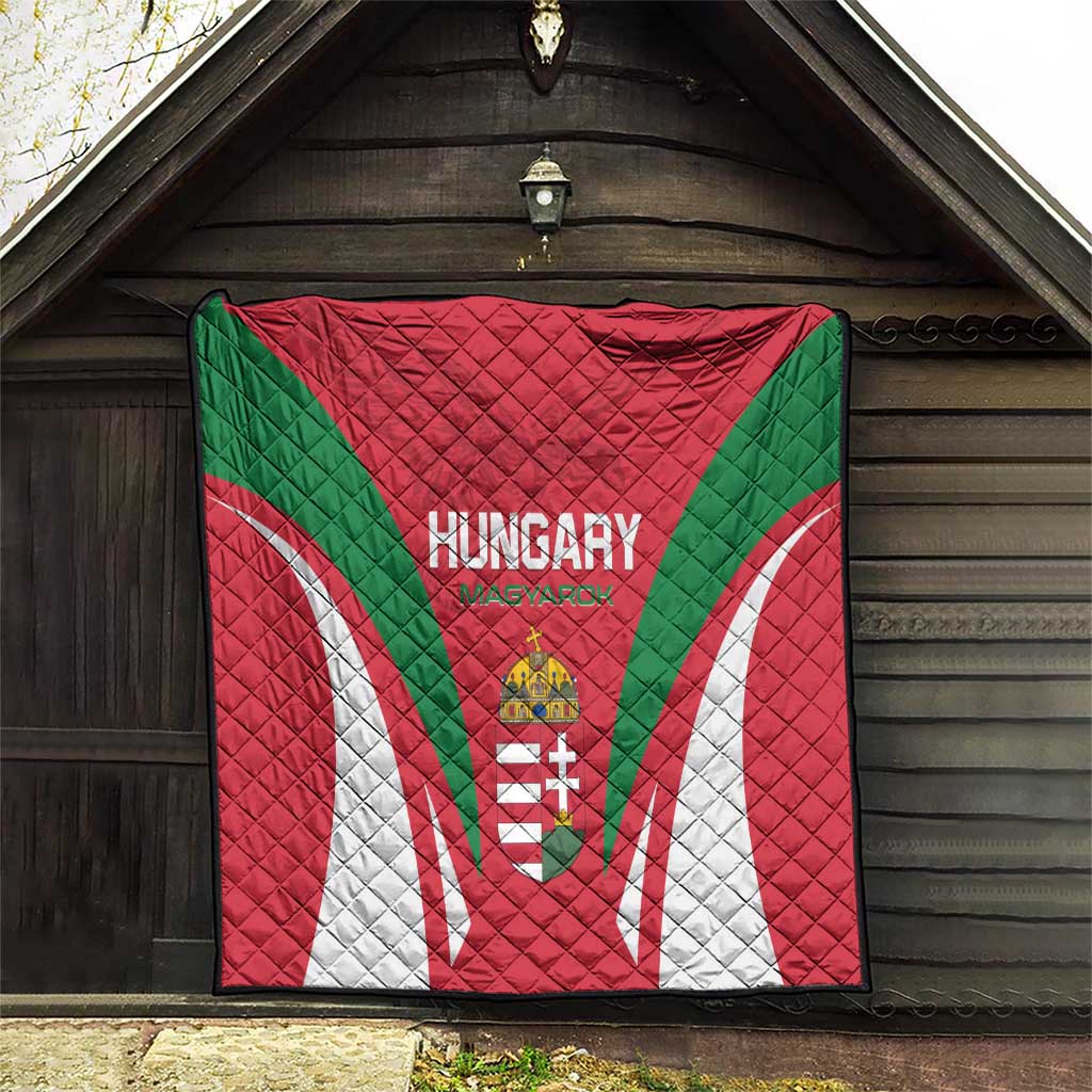 Hungary 2024 Football Quilt Hajra Magyarok - Wonder Print Shop