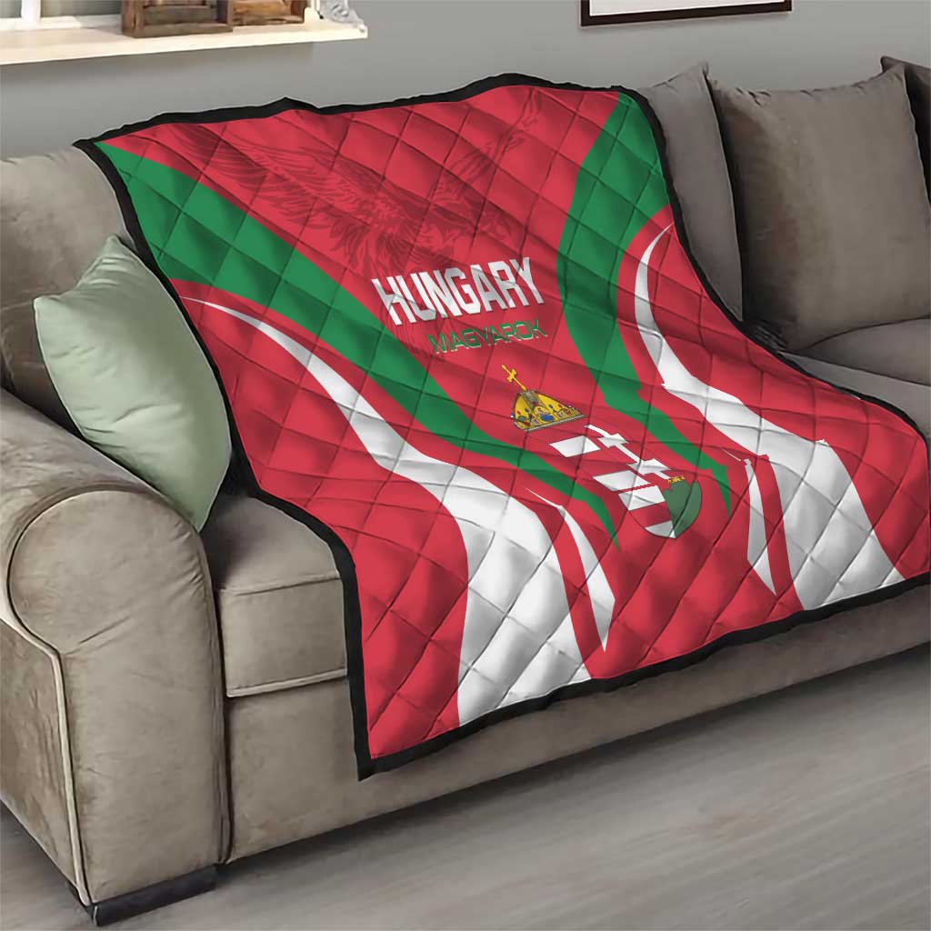 Hungary 2024 Football Quilt Hajra Magyarok - Wonder Print Shop