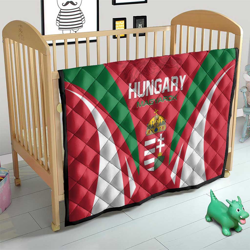 Hungary 2024 Football Quilt Hajra Magyarok - Wonder Print Shop