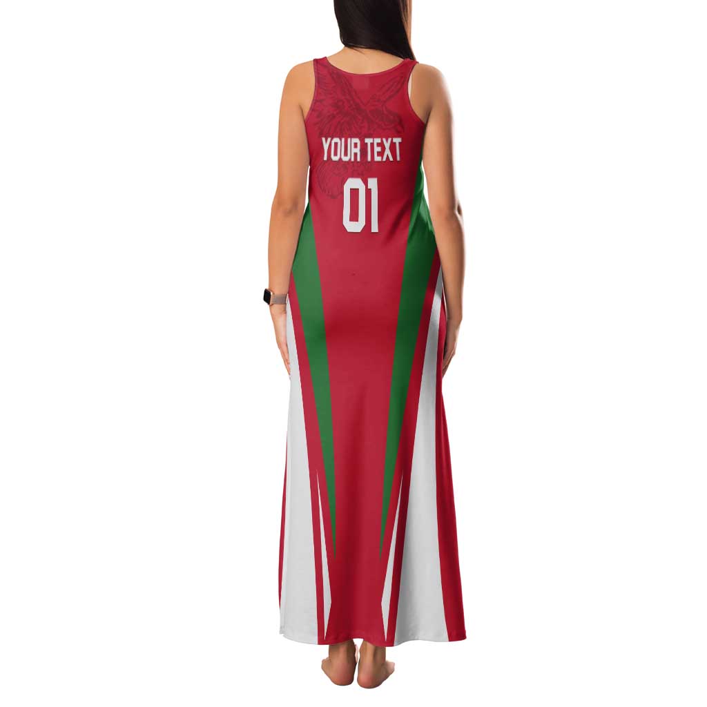 Custom Hungary 2024 Football Tank Maxi Dress Hajra Magyarok - Wonder Print Shop