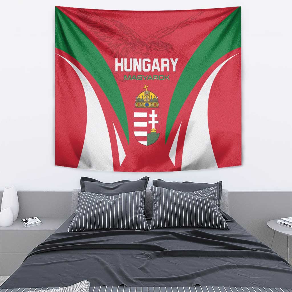 Hungary 2024 Football Tapestry Hajra Magyarok - Wonder Print Shop