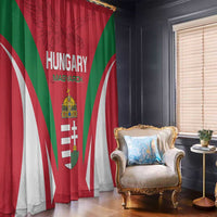 Hungary 2024 Football Window Curtain Hajra Magyarok - Wonder Print Shop