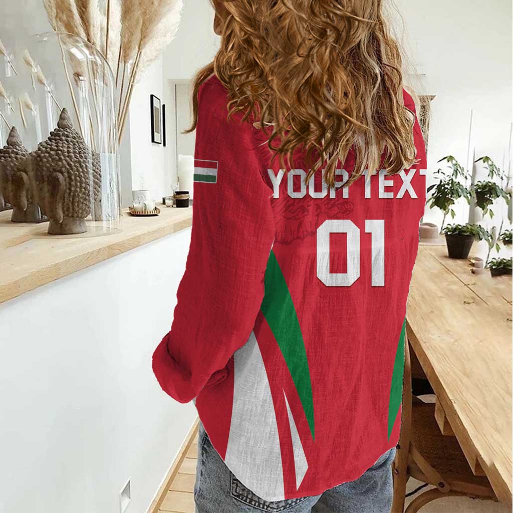 Custom Hungary 2024 Football Women Casual Shirt Hajra Magyarok - Wonder Print Shop
