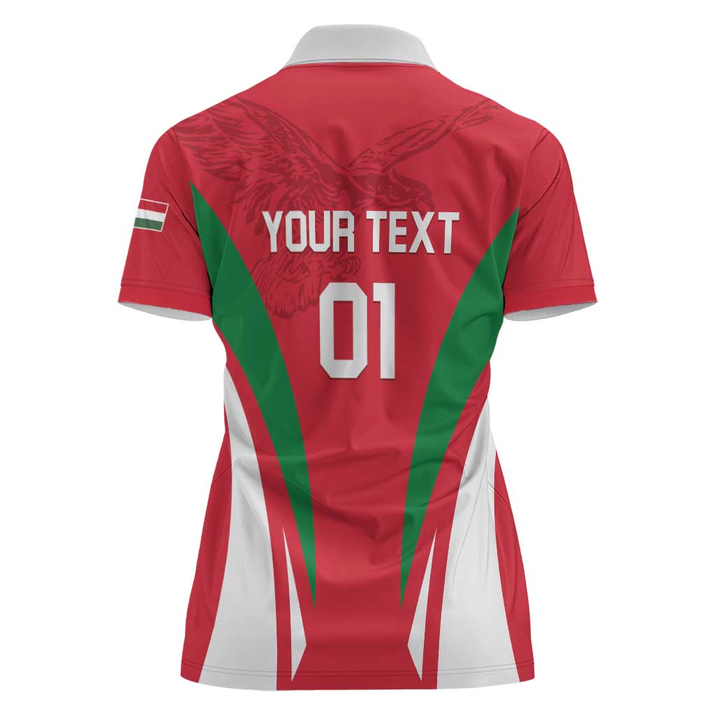 Custom Hungary 2024 Football Women Polo Shirt Hajra Magyarok - Wonder Print Shop