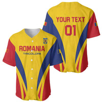 Custom Romania 2024 Football Baseball Jersey Come On Tricolorii - Wonder Print Shop