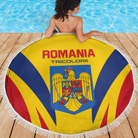 Romania 2024 Football Beach Blanket Come On Tricolorii - Wonder Print Shop