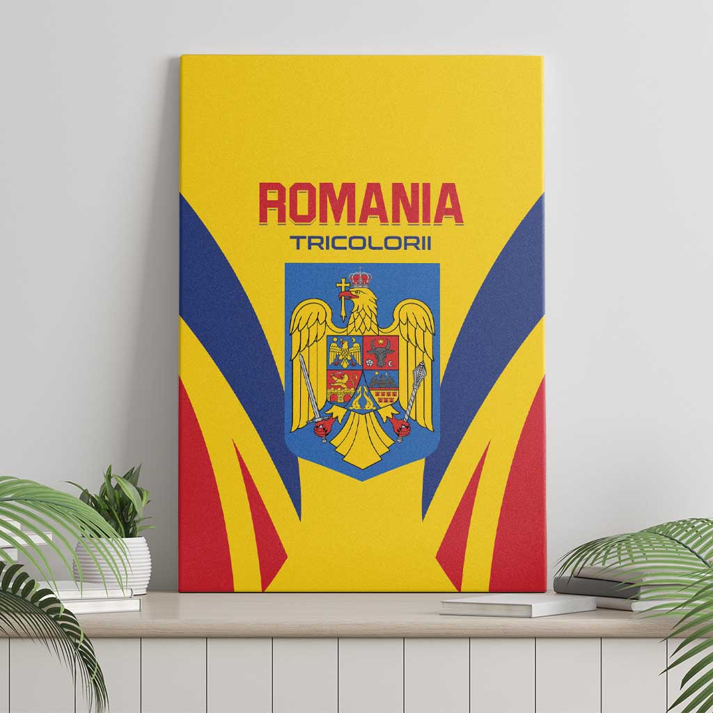 Romania 2024 Football Canvas Wall Art Come On Tricolorii - Wonder Print Shop