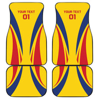 Romania 2024 Football Car Mats Come On Tricolorii - Wonder Print Shop