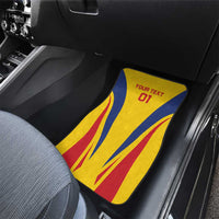 Romania 2024 Football Car Mats Come On Tricolorii - Wonder Print Shop