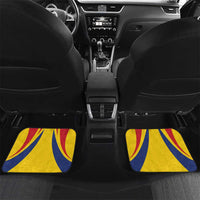 Romania 2024 Football Car Mats Come On Tricolorii - Wonder Print Shop
