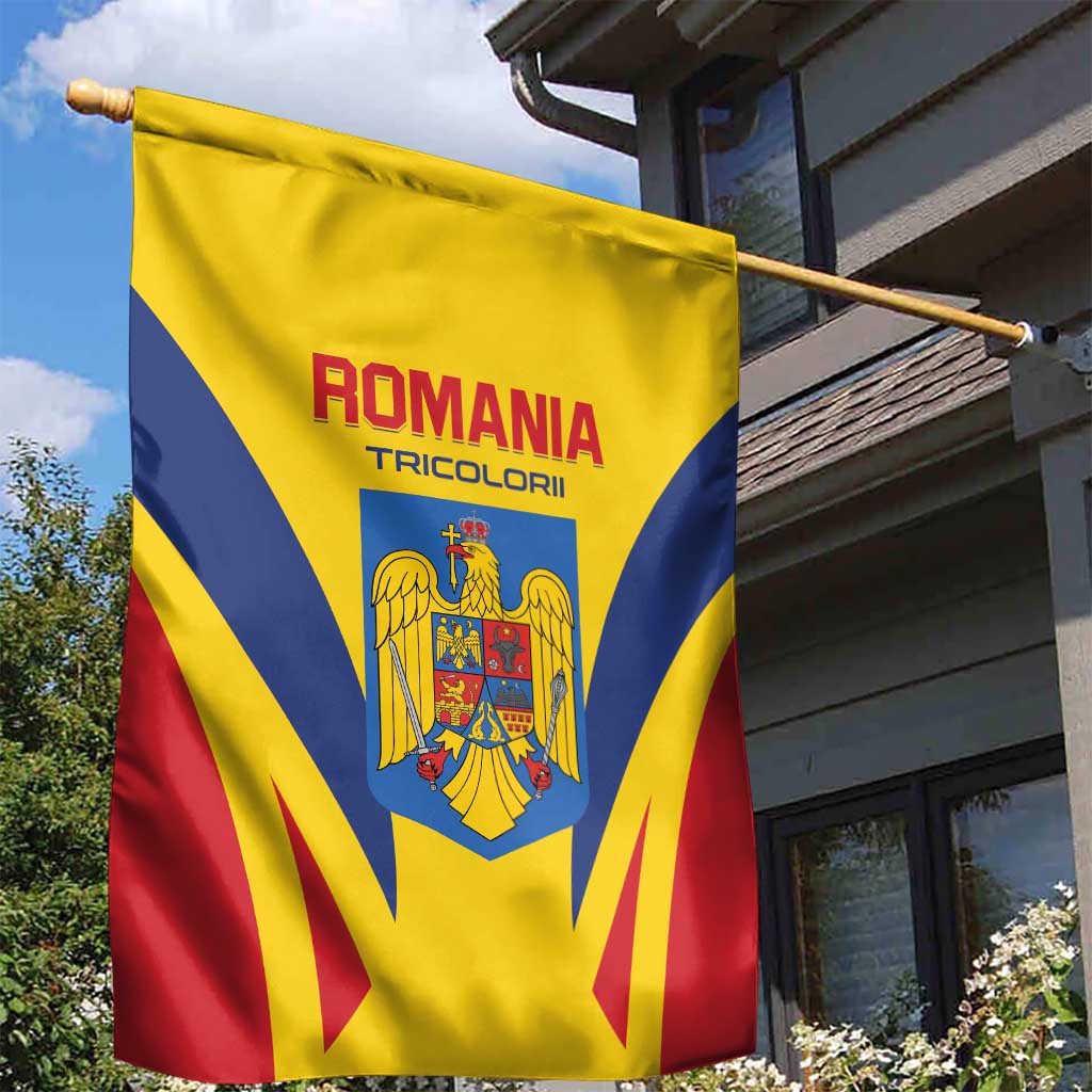 Romania 2024 Football Garden Flag Come On Tricolorii - Wonder Print Shop
