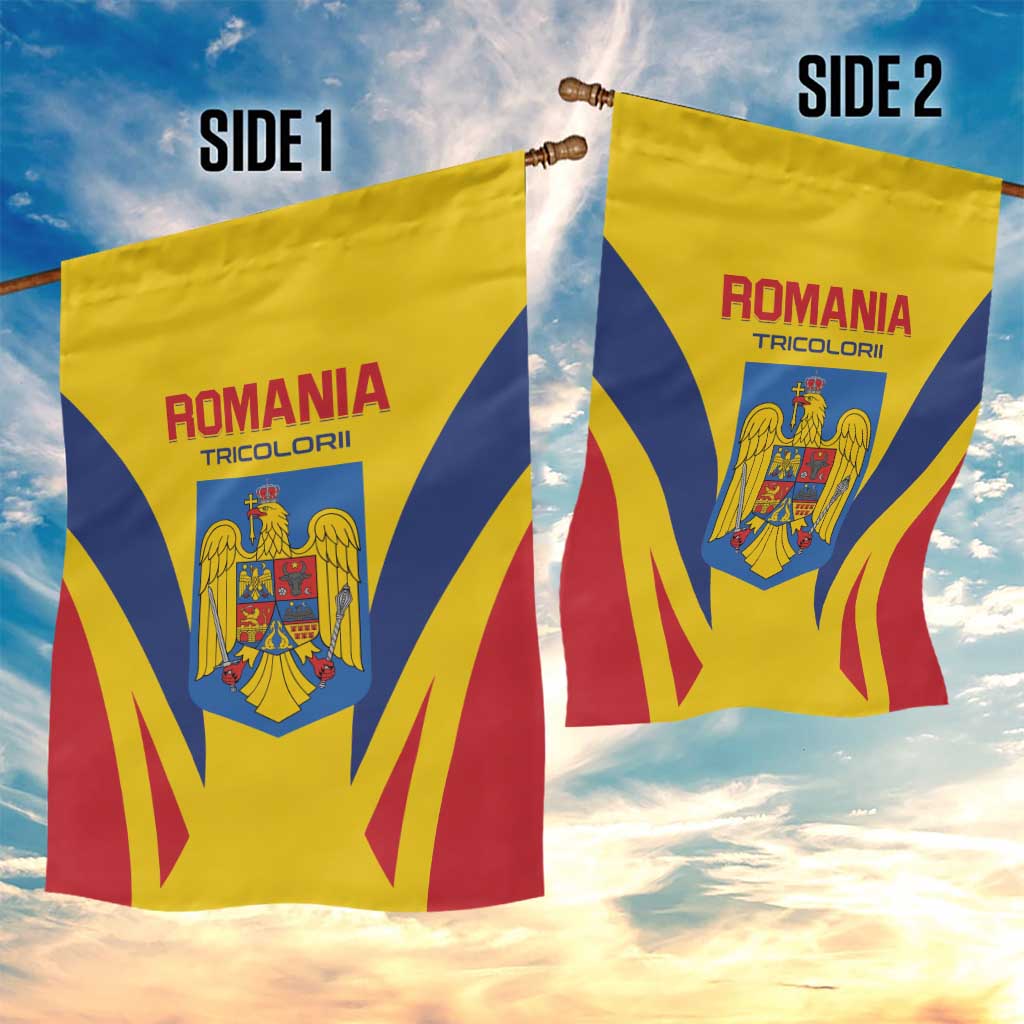 Romania 2024 Football Garden Flag Come On Tricolorii - Wonder Print Shop