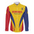 Custom Romania 2024 Football Long Sleeve Button Shirt Come On Tricolorii - Wonder Print Shop