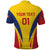 Custom Romania 2024 Football Polo Shirt Come On Tricolorii - Wonder Print Shop