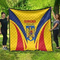 Romania 2024 Football Quilt Come On Tricolorii - Wonder Print Shop