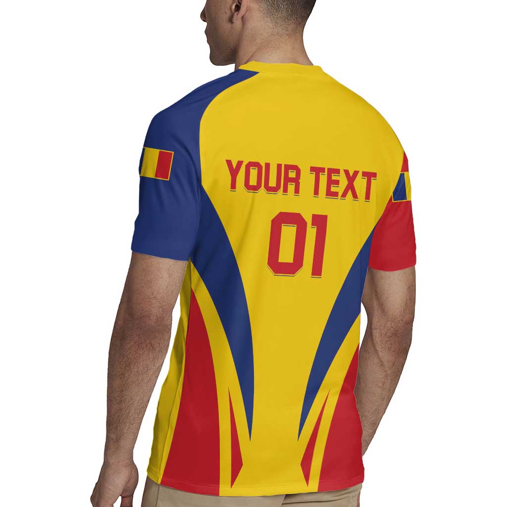 Custom Romania 2024 Football Rugby Jersey Come On Tricolorii - Wonder Print Shop