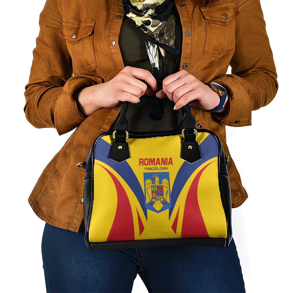 Romania 2024 Football Shoulder Handbag Come On Tricolorii