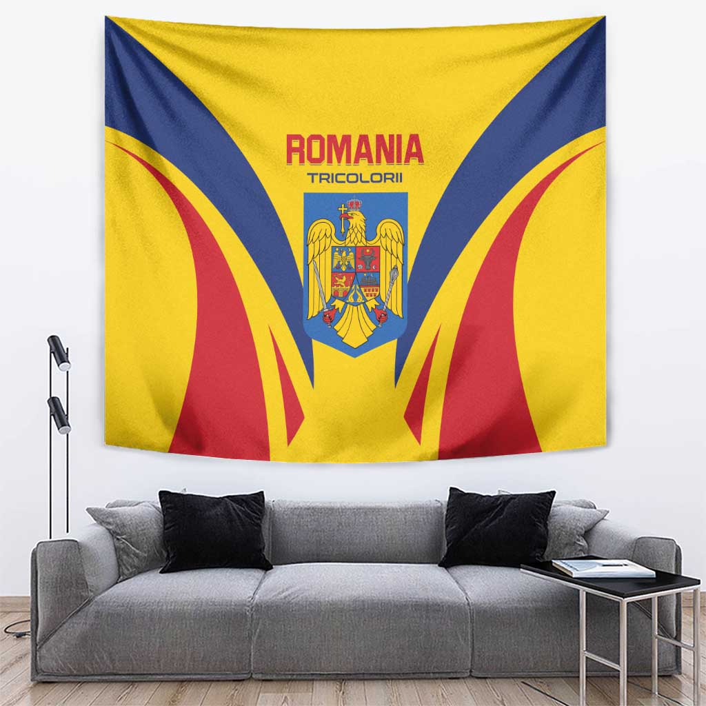 Romania 2024 Football Tapestry Come On Tricolorii - Wonder Print Shop