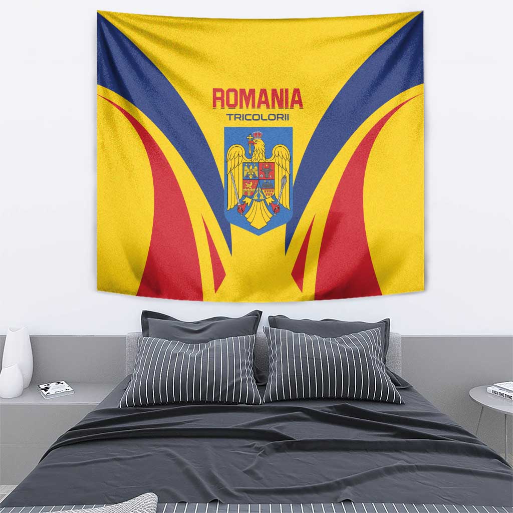 Romania 2024 Football Tapestry Come On Tricolorii - Wonder Print Shop