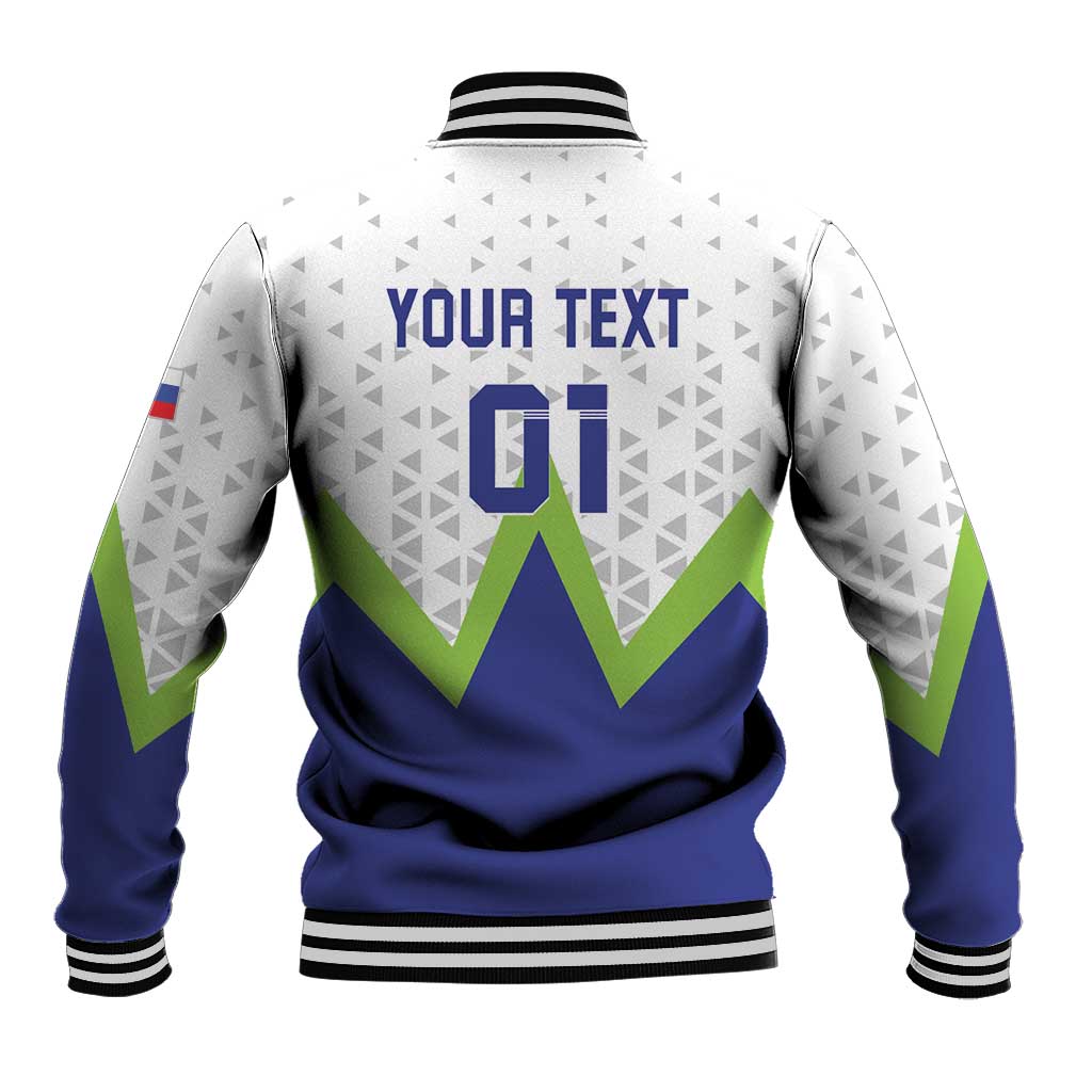 Custom Slovenia 2024 Football Baseball Jacket Slovenija Go Champions - Wonder Print Shop