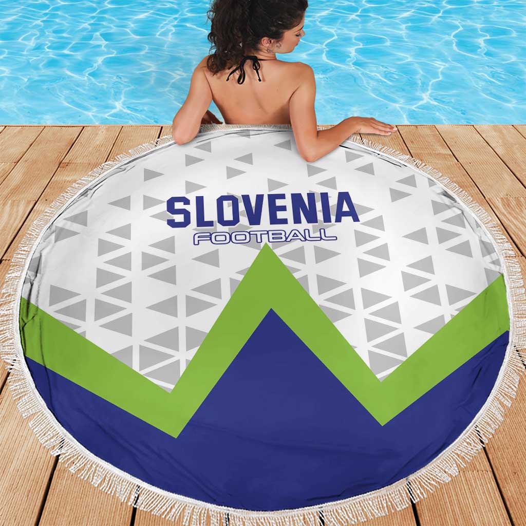 Slovenia 2024 Football Beach Blanket Slovenija Go Champions - Wonder Print Shop