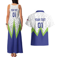 Custom Slovenia 2024 Football Couples Matching Tank Maxi Dress and Hawaiian Shirt Slovenija Go Champions - Wonder Print Shop